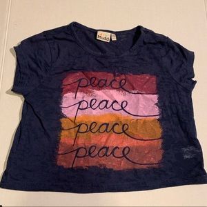 Peace Crop Top